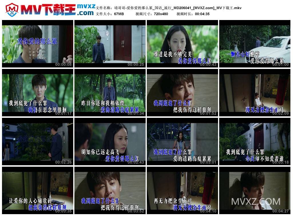 靖哥哥-爱你爱的那么累_国语_流行_MD206041